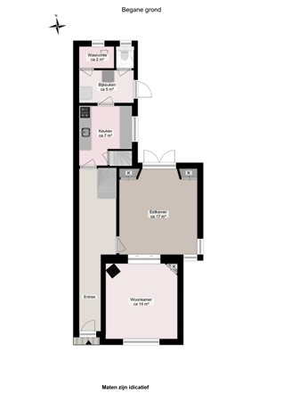 Floorplan - Halmstraat 16, 9745 BC Groningen
